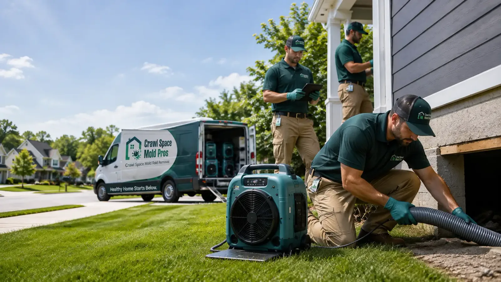 Crawl Space Mold Removal in South Walpole, MA